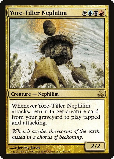 Yore-Tiller Nephilim, carta Magic di tipo Creature — Nephilim illustrata da Jeremy Jarvis