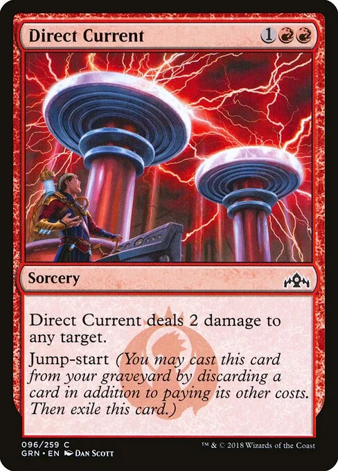 Direct Current, carta Magic di tipo Sorcery illustrata da Dan Murayama Scott