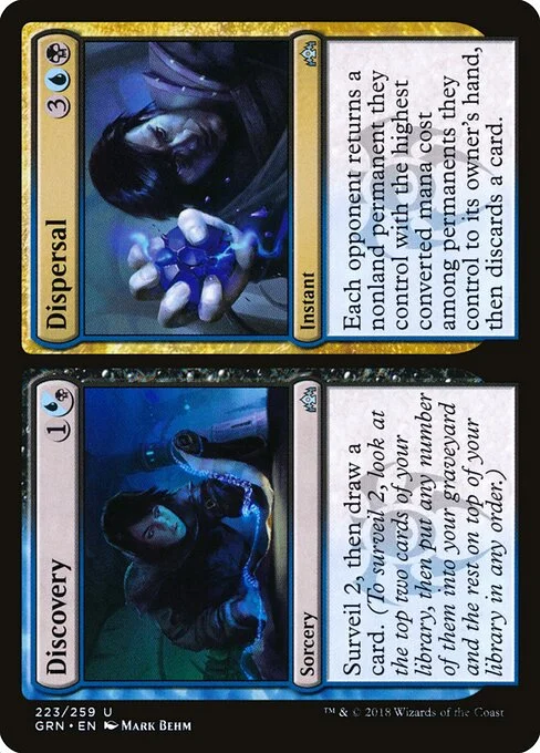 Discovery // Dispersal, carta Magic di tipo Sorcery // Instant illustrata da Mark Behm