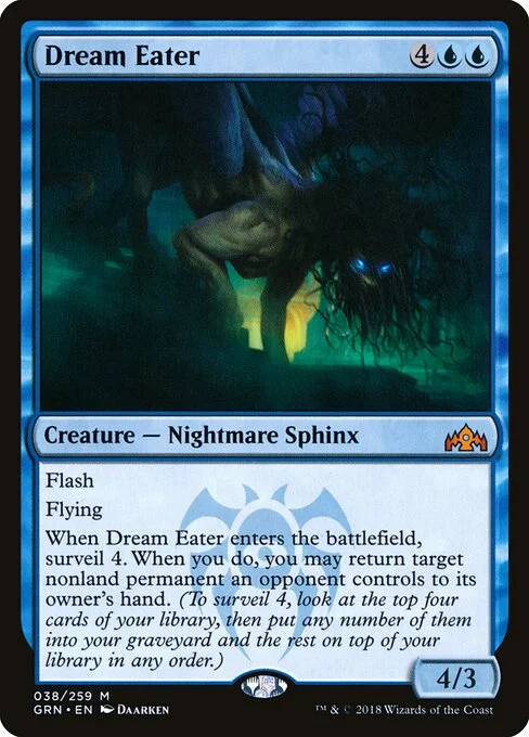 Dream Eater, carta Magic di tipo Creature — Nightmare Sphinx illustrata da Daarken