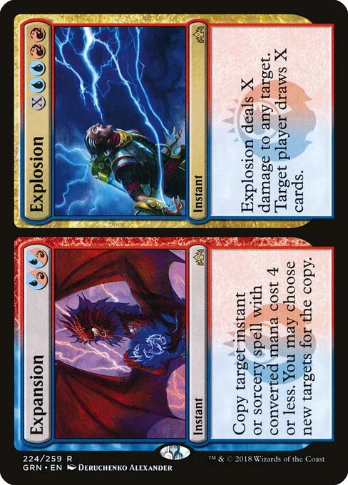 Expansion // Explosion, carta Magic di tipo Instant // Instant illustrata da Deruchenko Alexander