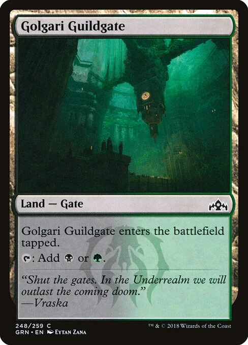 Golgari Guildgate, carta Magic di tipo Land — Gate illustrata da Eytan Zana
