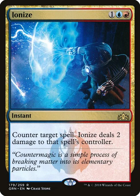 Ionize, carta Magic di tipo Instant illustrata da Chase Stone