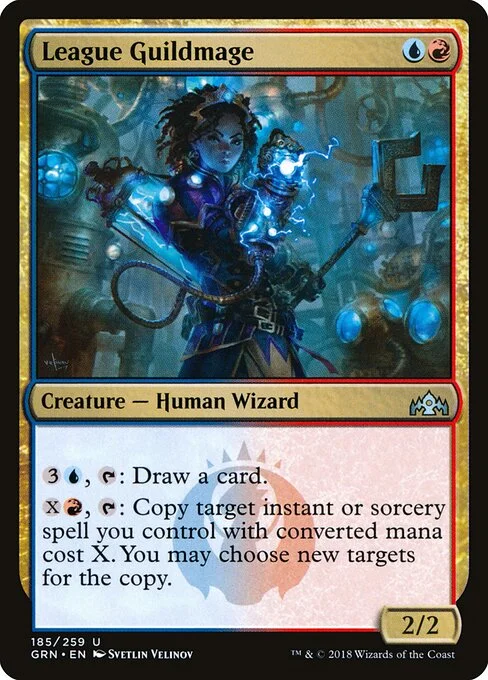 League Guildmage, carta Magic di tipo Creature — Human Wizard illustrata da Svetlin Velinov