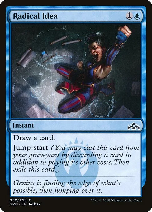 Radical Idea, carta Magic di tipo Instant illustrata da Izzy