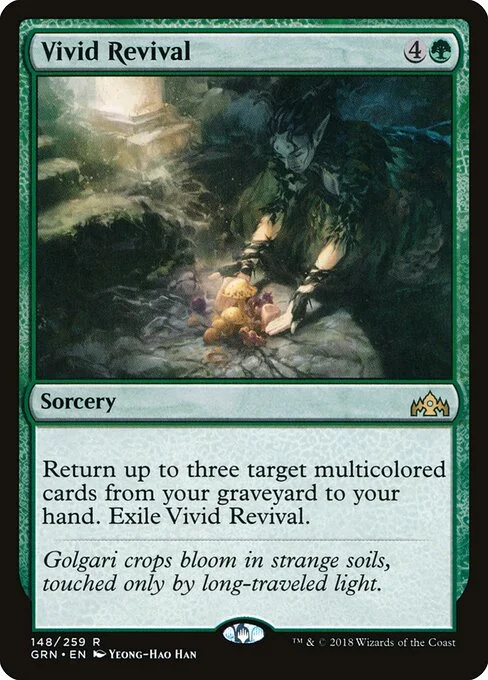 Vivid Revival, carta Magic di tipo Sorcery illustrata da Yeong-Hao Han