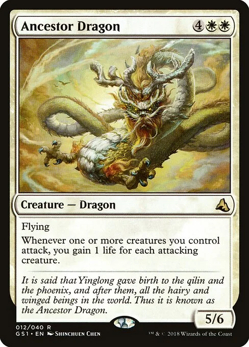 Ancestor Dragon, carta Magic di tipo Creature — Dragon illustrata da Shinchuen Chen