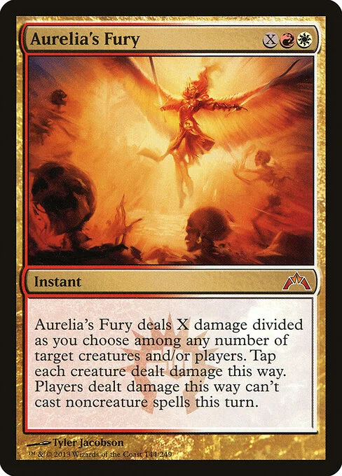 Aurelia's Fury, carta Magic di tipo Instant illustrata da Tyler Jacobson
