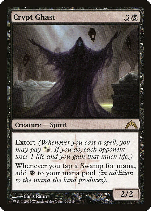 Crypt Ghast, carta Magic di tipo Creature — Spirit illustrata da Chris Rahn