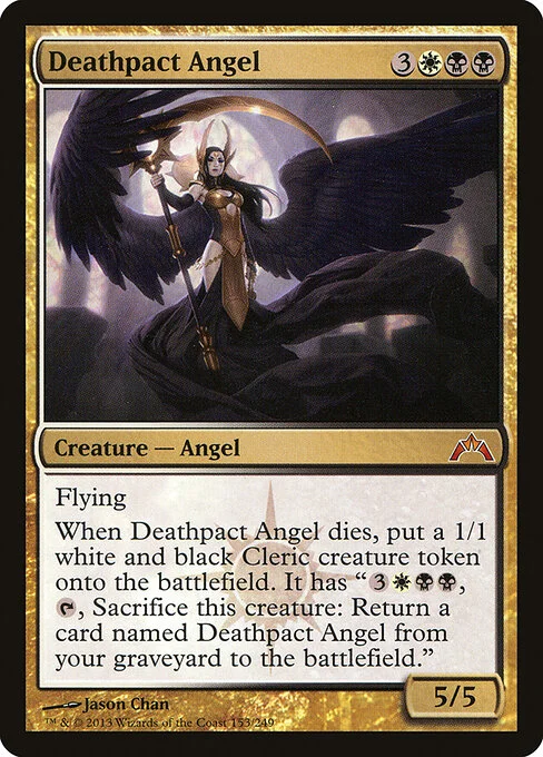 Deathpact Angel, carta Magic di tipo Creature — Angel illustrata da Jason Chan