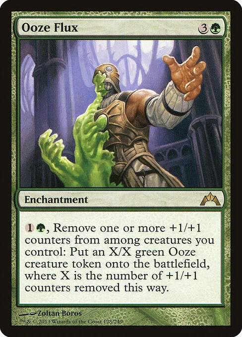 Ooze Flux, carta Magic di tipo Enchantment illustrata da Zoltan Boros