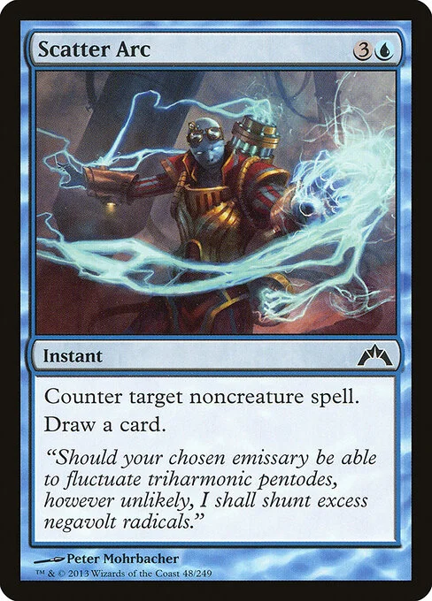 Scatter Arc, carta Magic di tipo Instant illustrata da Peter Mohrbacher