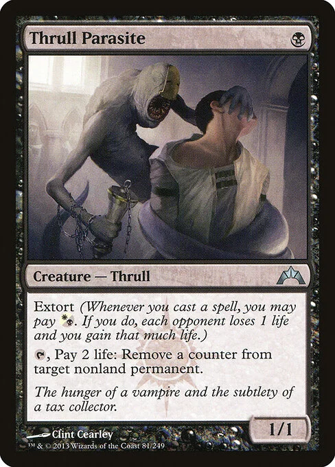 Thrull Parasite, carta Magic di tipo Creature — Thrull illustrata da Clint Cearley
