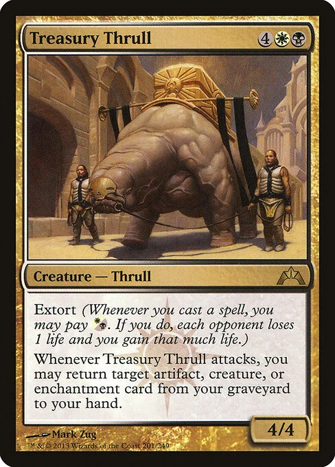 Treasury Thrull, carta Magic di tipo Creature — Thrull illustrata da Mark Zug