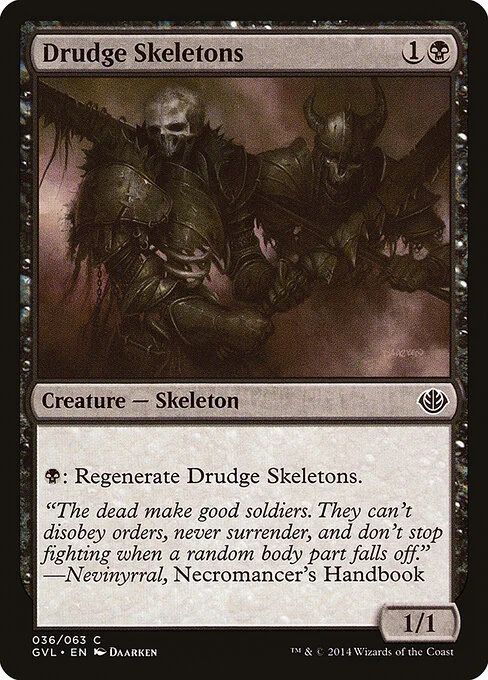 Drudge Skeletons, carta Magic di tipo Creature — Skeleton illustrata da Daarken
