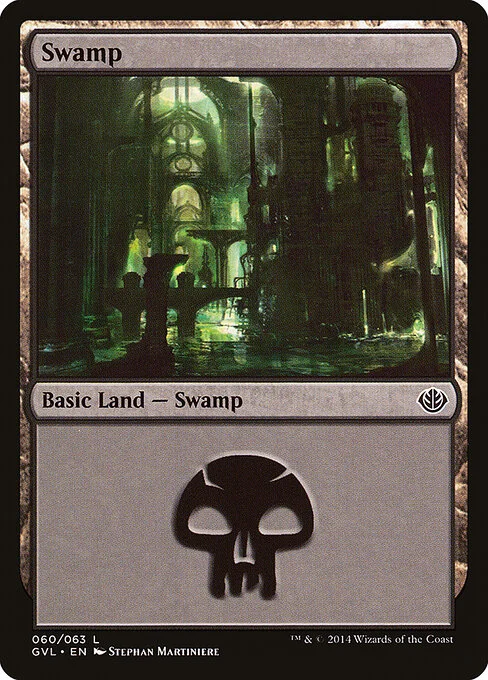 Swamp, carta Magic di tipo Basic Land — Swamp illustrata da Stephan Martiniere