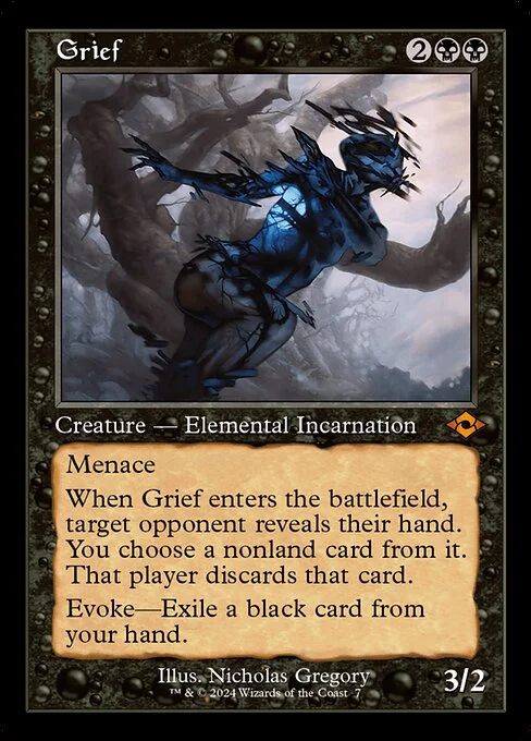 Grief, carta Magic di tipo Creature — Elemental Incarnation illustrata da Nicholas Gregory