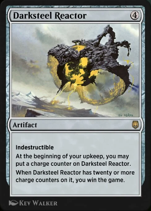 Darksteel Reactor, carta Magic di tipo Artifact illustrata da Kev Walker