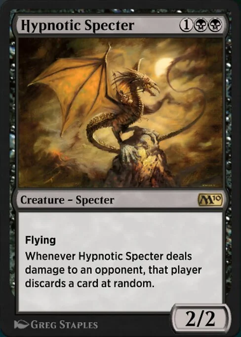 Hypnotic Specter, carta Magic di tipo Creature — Specter illustrata da Greg Staples