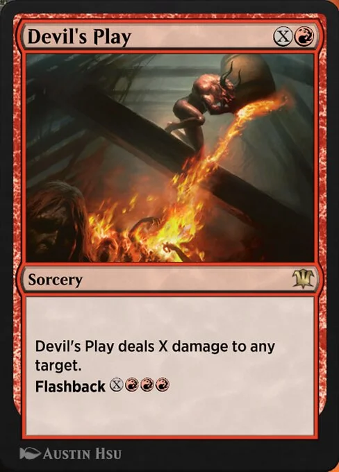 Devil's Play, carta Magic di tipo Sorcery illustrata da Austin Hsu