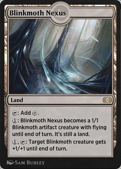 Blinkmoth Nexus, carta Magic di tipo Land illustrata da Sam Burley