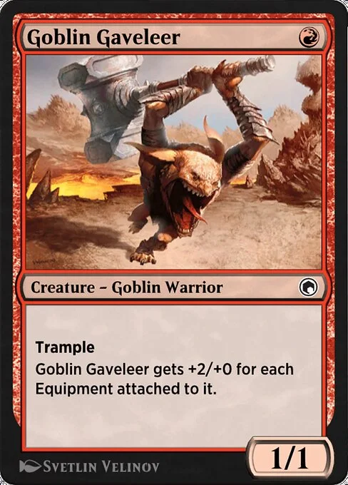 Goblin Gaveleer, carta Magic di tipo Creature — Goblin Warrior illustrata da Svetlin Velinov