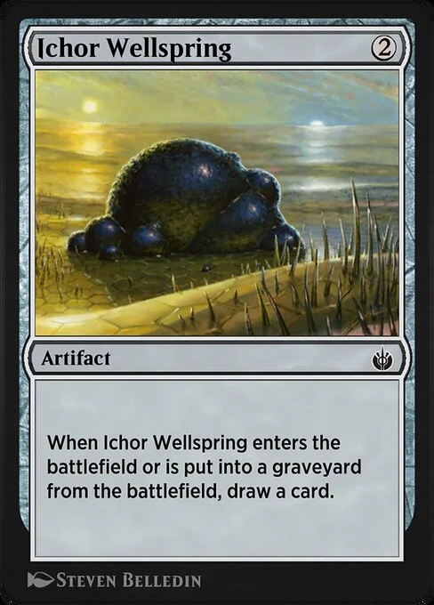 Ichor Wellspring, carta Magic di tipo Artifact illustrata da Steven Belledin