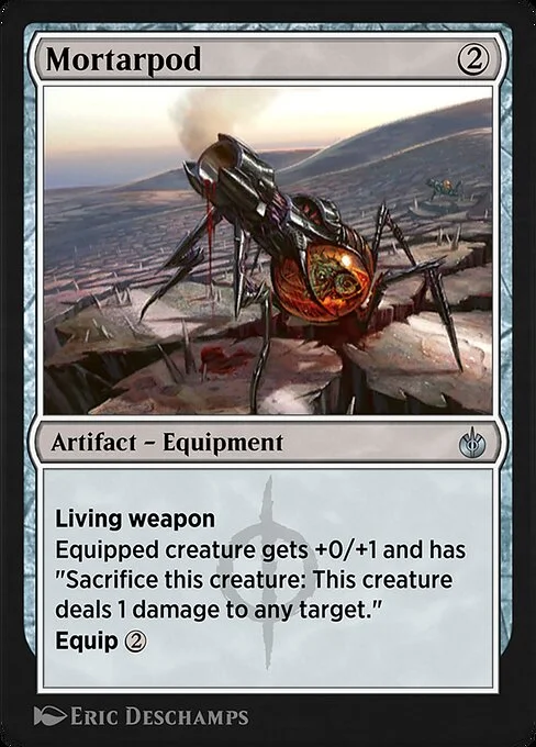 Mortarpod, carta Magic di tipo Artifact — Equipment illustrata da Eric Deschamps