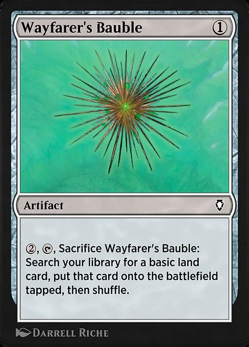Wayfarer's Bauble, carta Magic di tipo Artifact illustrata da Darrell Riche