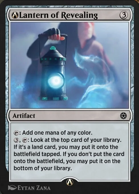 A-Lantern of Revealing, carta Magic di tipo Artifact illustrata da Eytan Zana