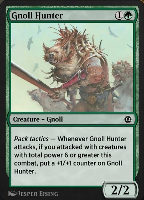 Gnoll Hunter, carta Magic di tipo Creature — Gnoll illustrata da Jesper Ejsing
