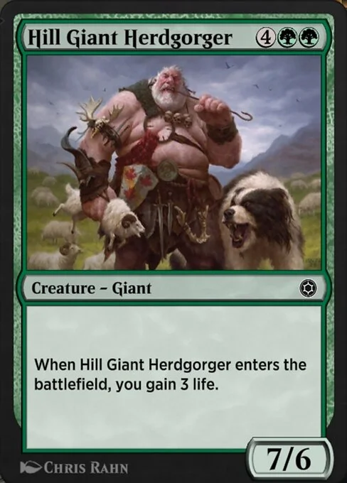 Hill Giant Herdgorger, carta Magic di tipo Creature — Giant illustrata da Chris Rahn
