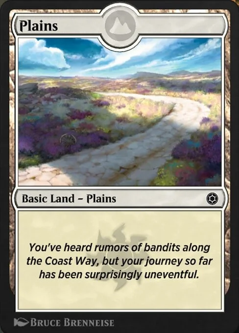Plains, carta Magic di tipo Basic Land — Plains illustrata da Bruce Brenneise