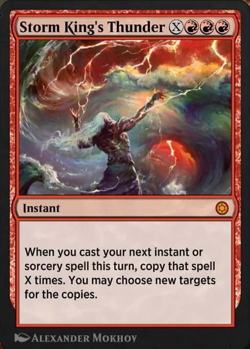 Storm King's Thunder, carta Magic di tipo Instant illustrata da Alexander Mokhov
