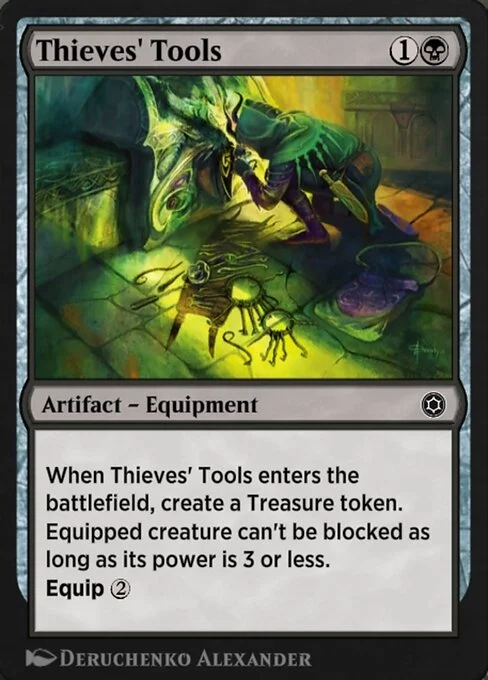 Thieves' Tools, carta Magic di tipo Artifact — Equipment illustrata da Deruchenko Alexander