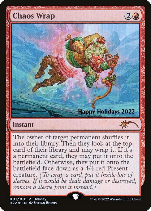 Chaos Wrap, carta Magic di tipo Instant illustrata da Zoltan Boros