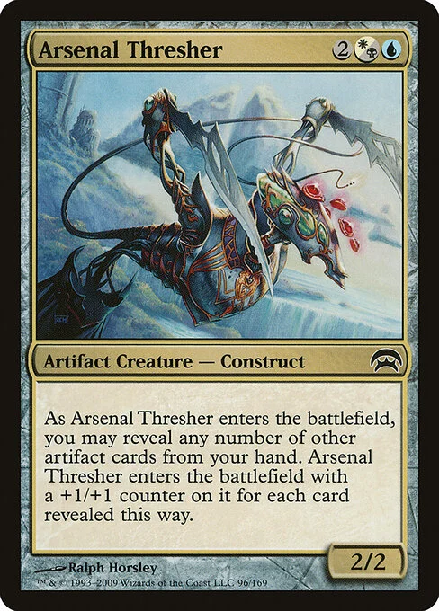 Arsenal Thresher, carta Magic di tipo Artifact Creature — Construct illustrata da Ralph Horsley