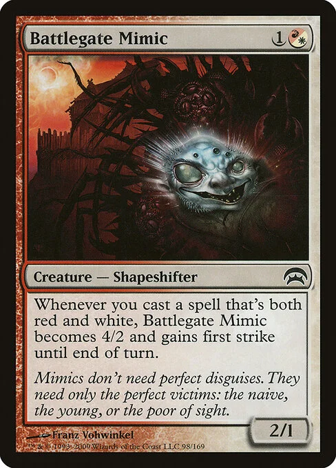 Battlegate Mimic, carta Magic di tipo Creature — Shapeshifter illustrata da Franz Vohwinkel