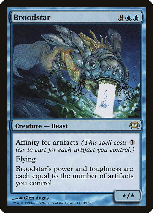 Broodstar, carta Magic di tipo Creature — Beast illustrata da Glen Angus