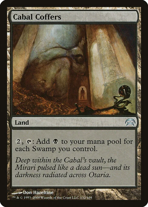 Cabal Coffers, carta Magic di tipo Land illustrata da Don Hazeltine