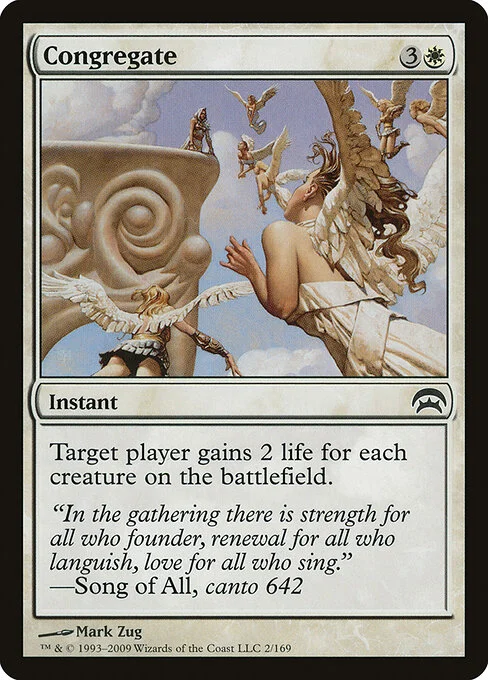 Congregate, carta Magic di tipo Instant illustrata da Mark Zug