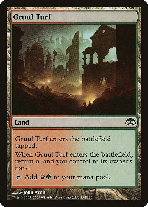 Gruul Turf, carta Magic di tipo Land illustrata da John Avon