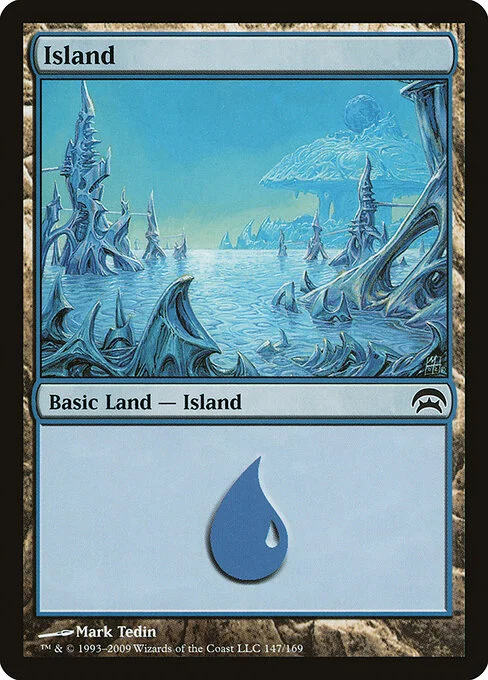 Island, carta Magic di tipo Basic Land — Island illustrata da Mark Tedin