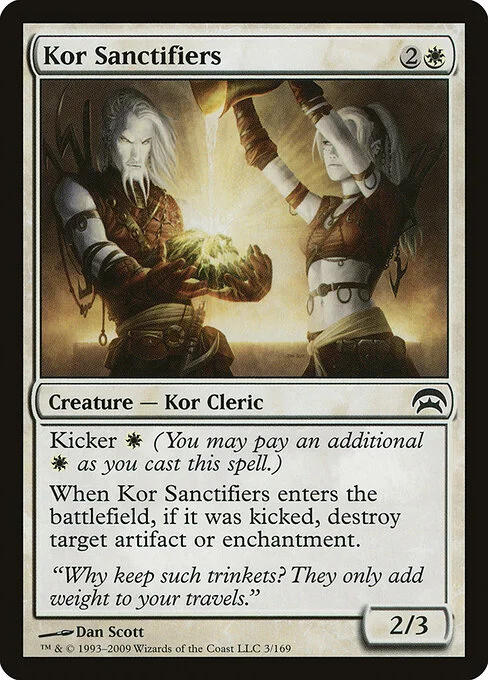Kor Sanctifiers, carta Magic di tipo Creature — Kor Cleric illustrata da Dan Murayama Scott