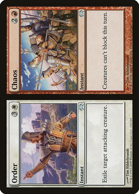 Order // Chaos, carta Magic di tipo Instant // Instant illustrata da Tim Hildebrandt