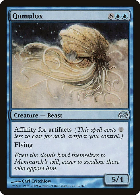 Qumulox, carta Magic di tipo Creature — Beast illustrata da Carl Critchlow