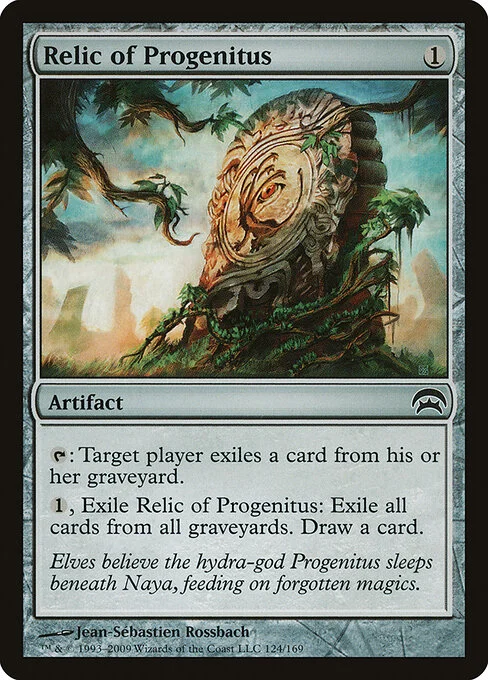 Relic of Progenitus, carta Magic di tipo Artifact illustrata da Jean-Sébastien Rossbach