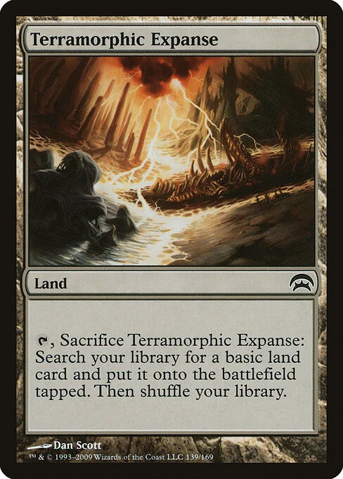 Terramorphic Expanse, carta Magic di tipo Land illustrata da Dan Murayama Scott