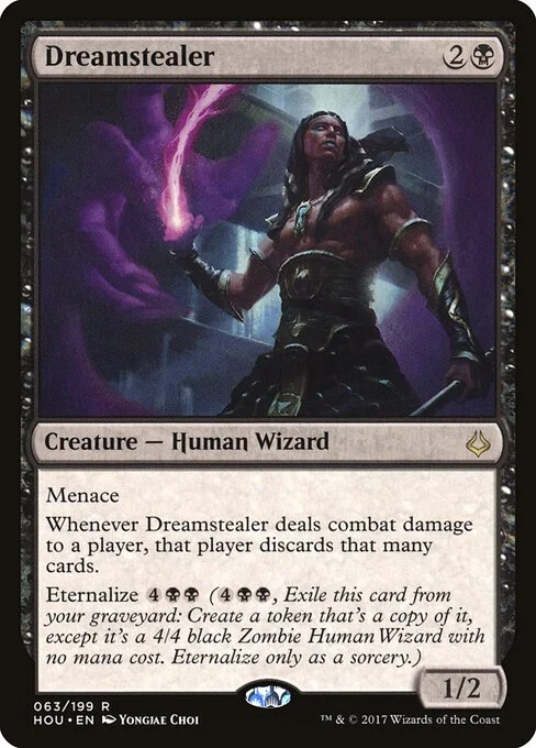 Dreamstealer, carta Magic di tipo Creature — Human Wizard illustrata da Yongjae Choi