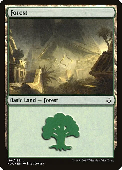 Forest, carta Magic di tipo Basic Land — Forest illustrata da Titus Lunter